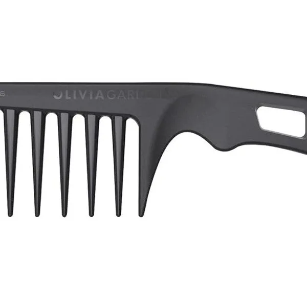 Olivia Garden CarbonLite Wide Tooth Comb with Handle CL-6