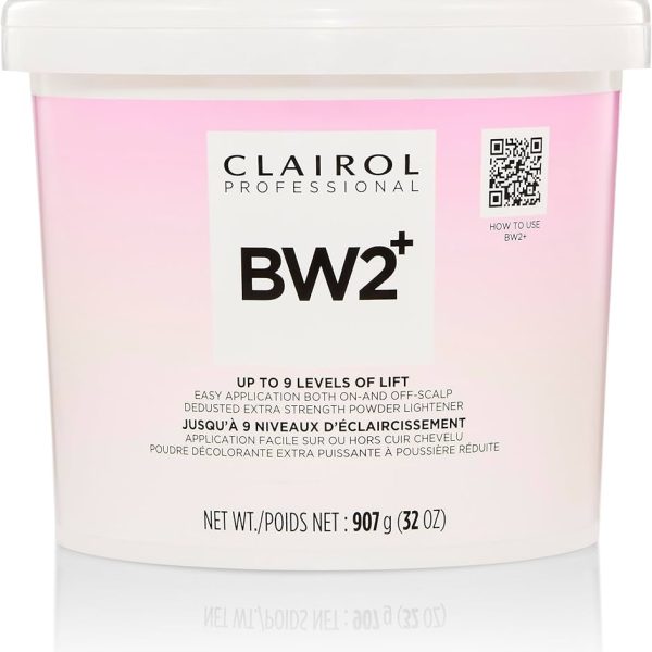 Clairol BW2+ Powder Lightener 9 Levels of Lift 32oz