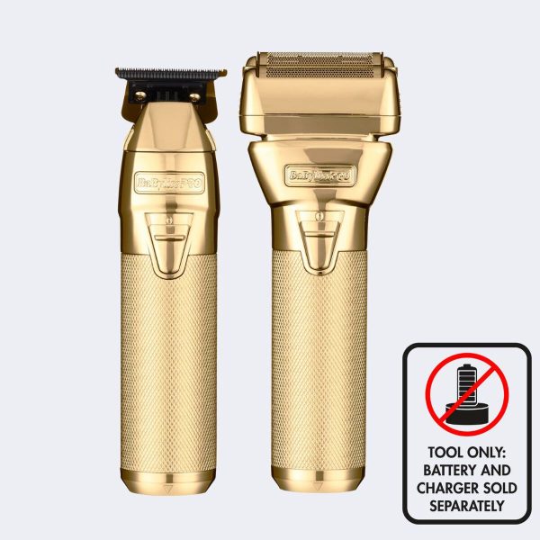 BabylissPro FXONE Trimmer & Shaver Prepack Tools Only - Gold