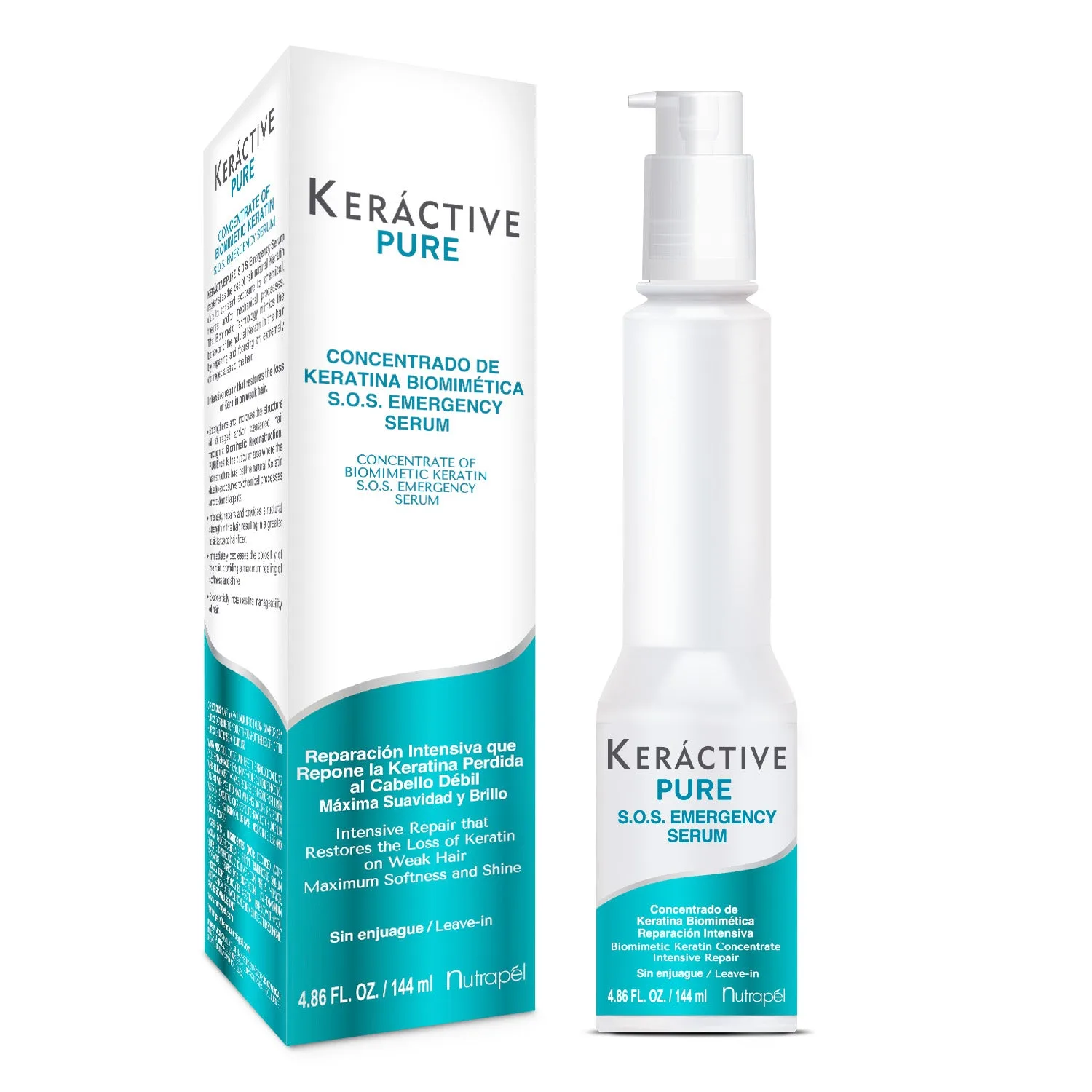 image_c1085f6d-2c6a-4e43-822f-1dedae9dde94 Nutrapel Professional - Nutrapel Keractive Pure S.O.S Emergency Serum 4.86oz - MPN NUT32611 - Wholesale Salon Supply
