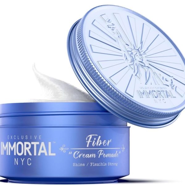 Immortal NYC Fiber Cream Pomade 5.07oz - Shine/Flexible Strong