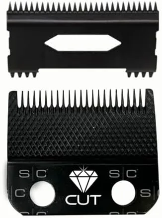 StyleCraft Clipper Echo Blade Set w/Black Diamond Shallow Tooth Cutter