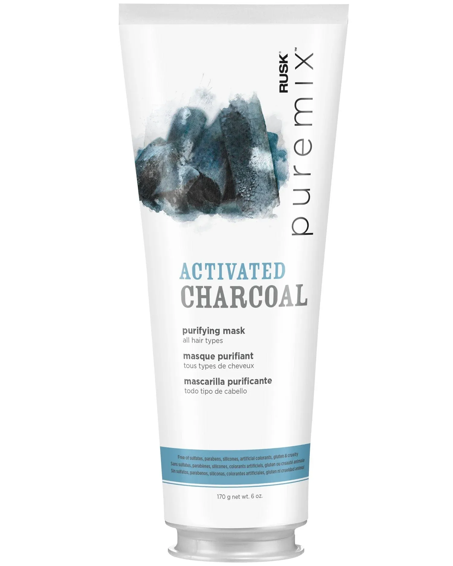 image_c9266f69-b893-4792-aea2-00e71d099ab4 Rusk Puremix Activated Charcoal Purifying Mask 6oz