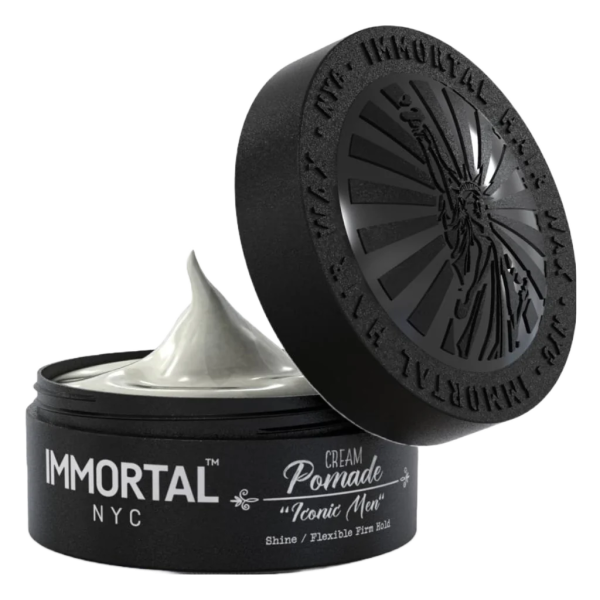 Immortal NYC Cream Pomade 5.07oz - Iconic Men Shine/Flexible Firm Hold
