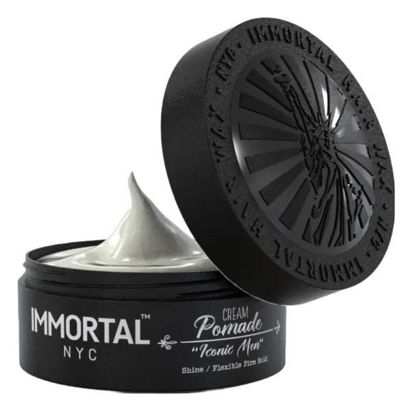 Immortal NYC Cream Pomade 5.07oz - Iconic Men Shine/Flexible Firm Hold