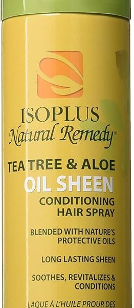 Isoplus Tea Tree & Aloe Oil Sheen Hair Spray 7oz