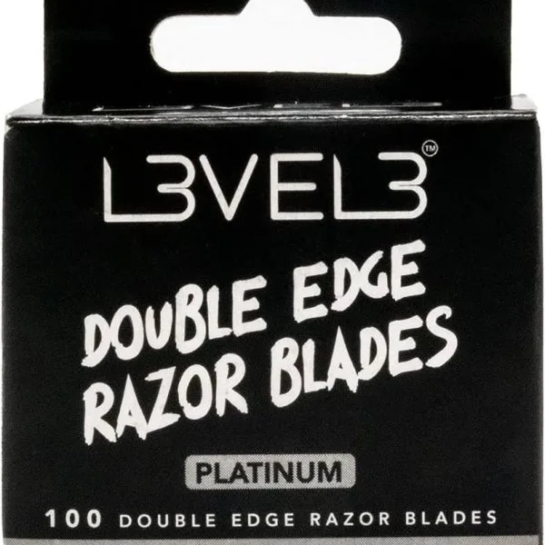 L3VEL 3 Platinum Double Edge Razor Blades - 100 Blades