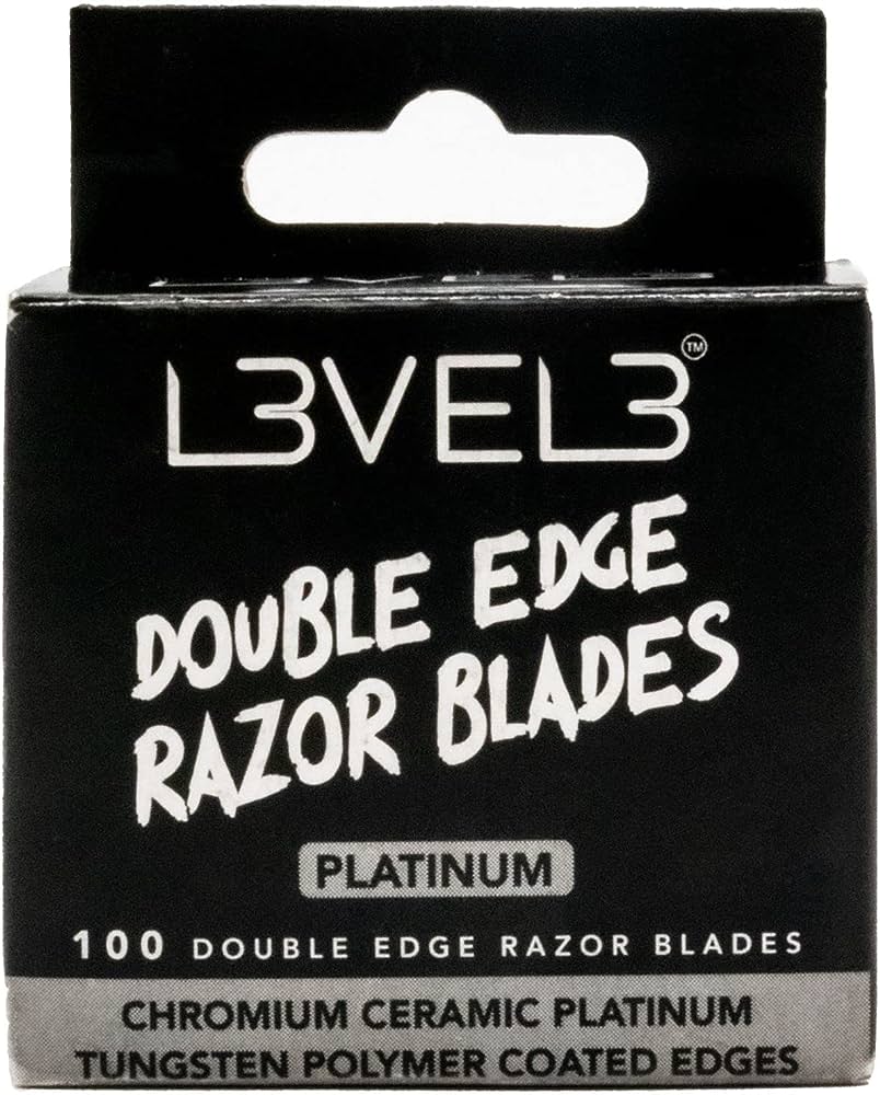 image_e1a4bb43-2b2d-4009-934a-f3c416b4f19d L3VEL 3 Platinum Double Edge Razor Blades - 100 Blades