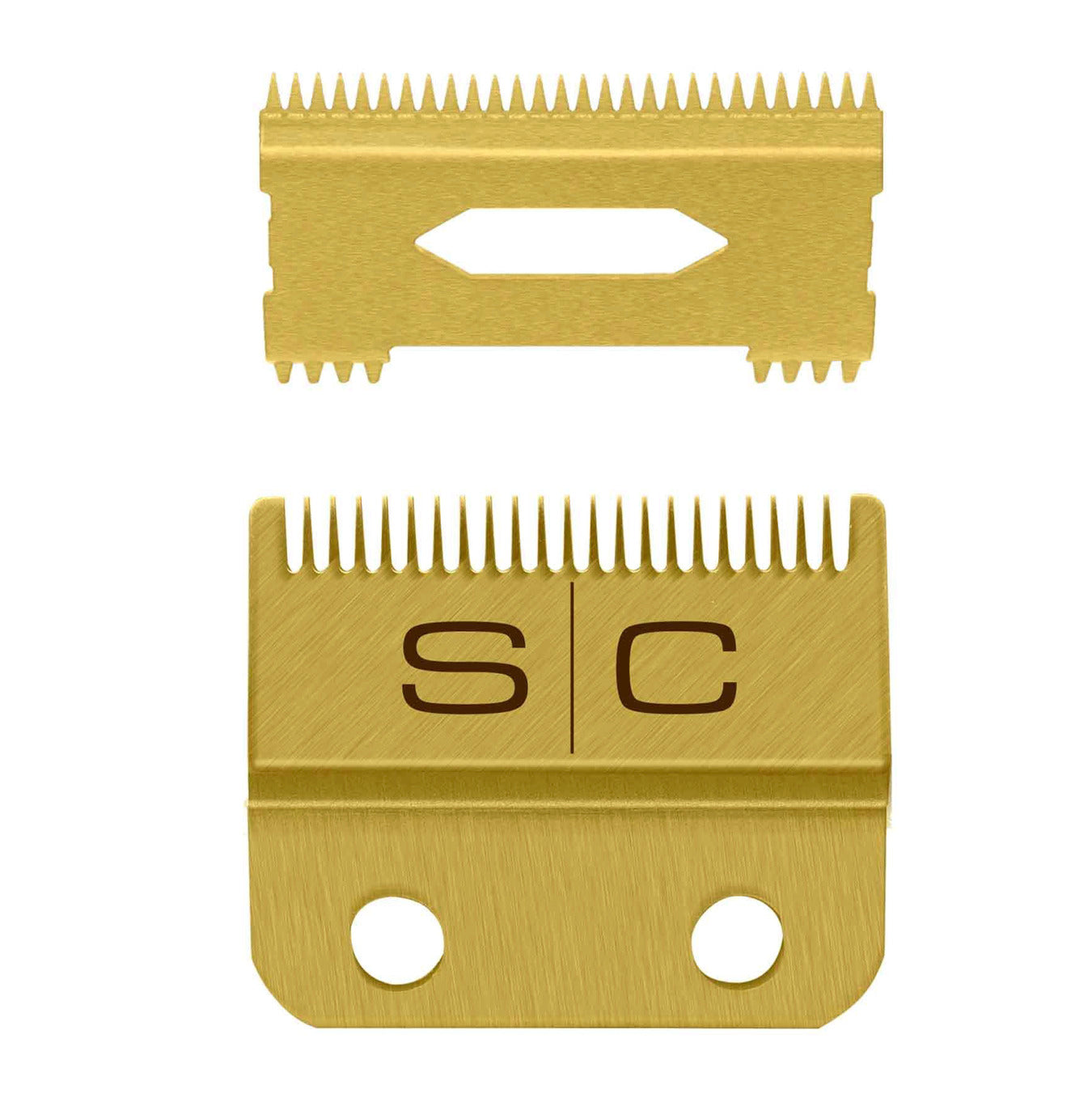 image_e3f30190-eee4-4cdc-b01b-7d3c224db6cc StyleCraft Clipper Blade w/ Gold Titanium Fade Blade & Slim Deep Tooth Gold Titanium Cutter