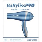 BabylissPro Nano Titanium 2000 Watts Hair Dryer