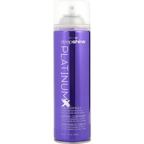 Rusk Deepshine PlatinumX Hairspray 10oz