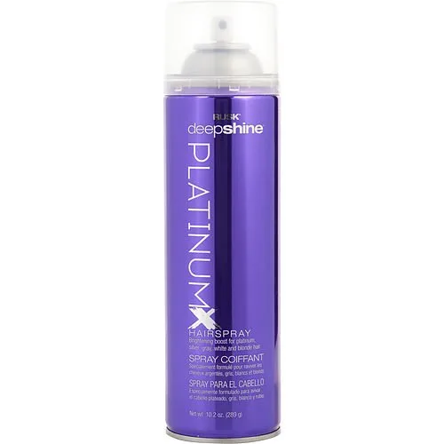 Rusk Deepshine PlatinumX Hairspray 10oz