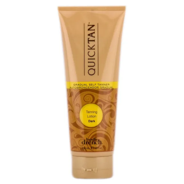 Body Drench Quick Tan Gradual Self Tanner Tanning Lotion ( 8 oz - Dark)