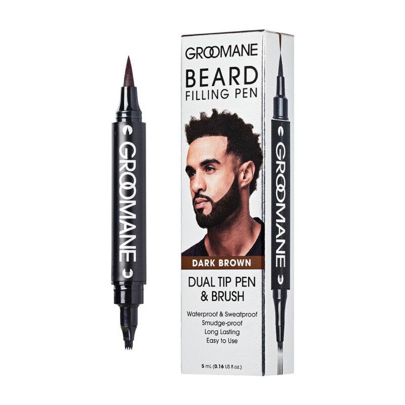 image_f3b16fe1-3597-4133-aca8-af297240f536 Kiss Groomane Beard Filling Pen - Dark Brown