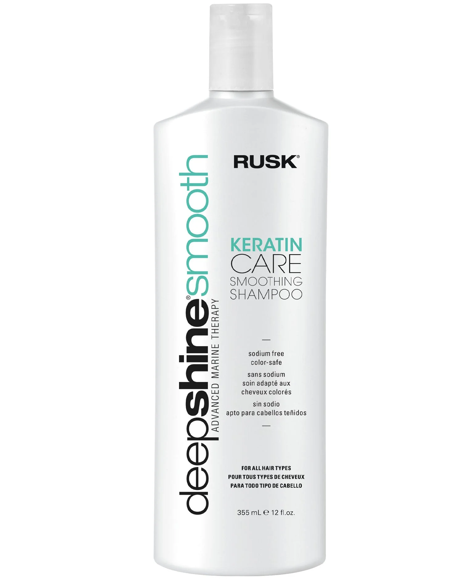 image_f8640e7c-bdeb-4e72-ab34-64126cc2fbaa Rusk Deepshine Keratin Care Smoothing Shampoo 12oz