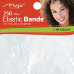 Magic Elastic Bands Crystal/Clear 250ct.