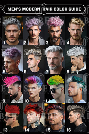 SER00005 Men Hair Color & Cuts Poster #5