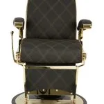 Rogers Barber Chair (Blk/Gold)