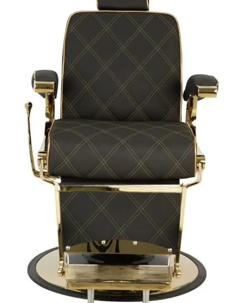 Rogers Barber Chair (Blk/Gold)