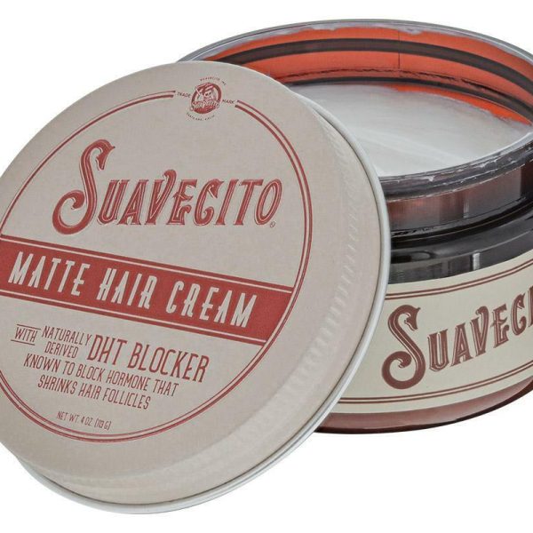 Suavecito Matte Hair Cream W/ DHT Blocker 4oz