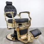 AYC Truman Gold barber chair
