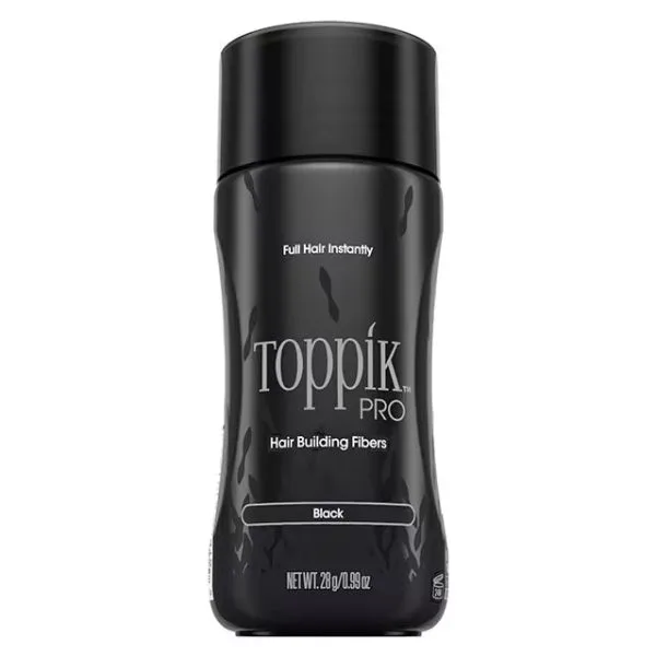 Toppik Pro Hair Building Fibers .98oz/28g - Black - Professional Barber & Salon Supplies