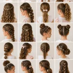 Girl Hair Braids Poster #16