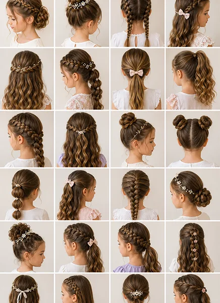 Girl Hair Braids Poster #16 - Professional Barber & Salon Supplies