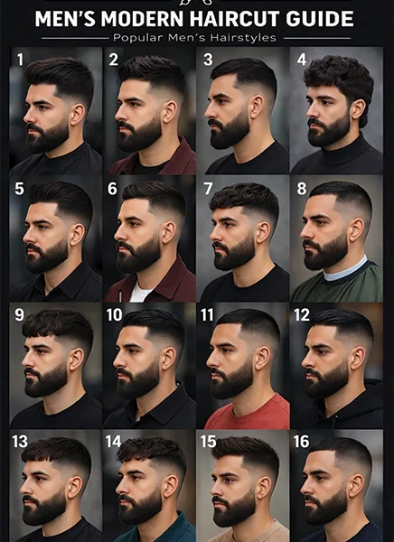Saber Professional - Men Hair cuts w/beard Poster #4 - MPN SER00004 - Wholesale Salon Supply