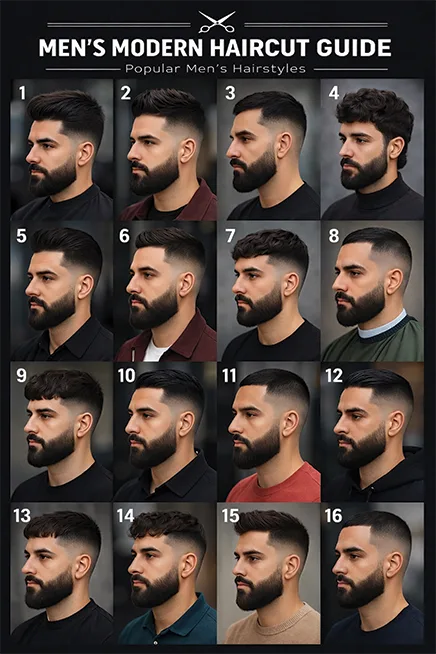 4 Saber Professional - Men Hair cuts w/beard Poster #4 - MPN SER00004 - Wholesale Salon Supply
