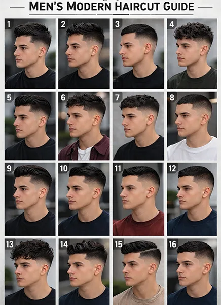 Men Hair cuts Poster #6 - Professional Barber & Salon Supplies