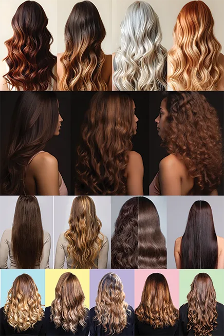 9 Saber Professional - Women Hair Color Shades Poster #9 - MPN SER00009 - Wholesale Salon Supply