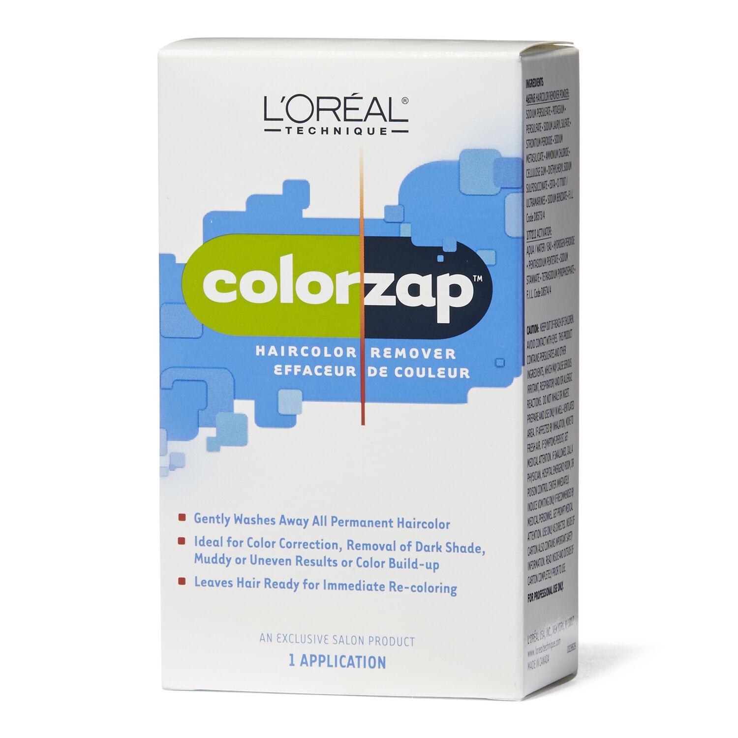 SBS-500495 Loreal Color Zap Haircolor Remover 1 App - Image 1