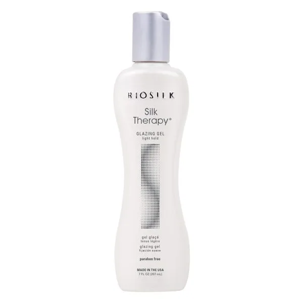 Biosilk Glazing Gel Light Hold 7oz - Professional Barber & Salon Supplies
