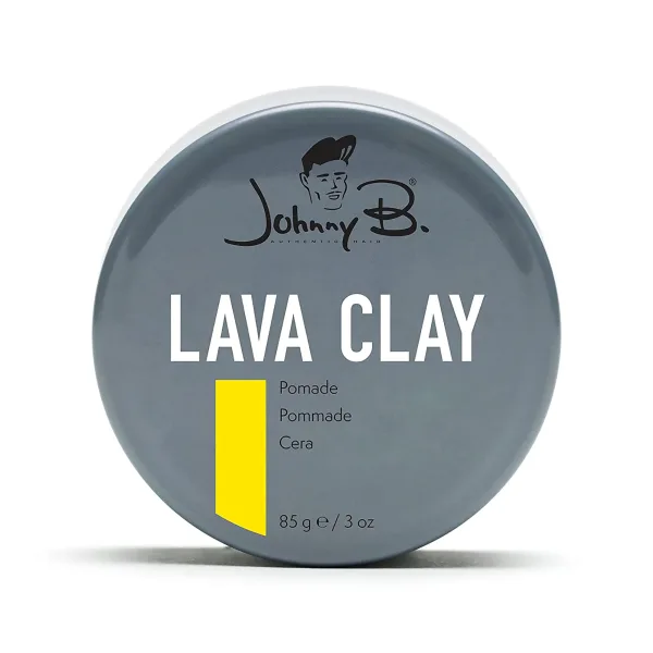 Johnny B. Pomade Lava Clay 3oz - Professional Barber & Salon Supplies