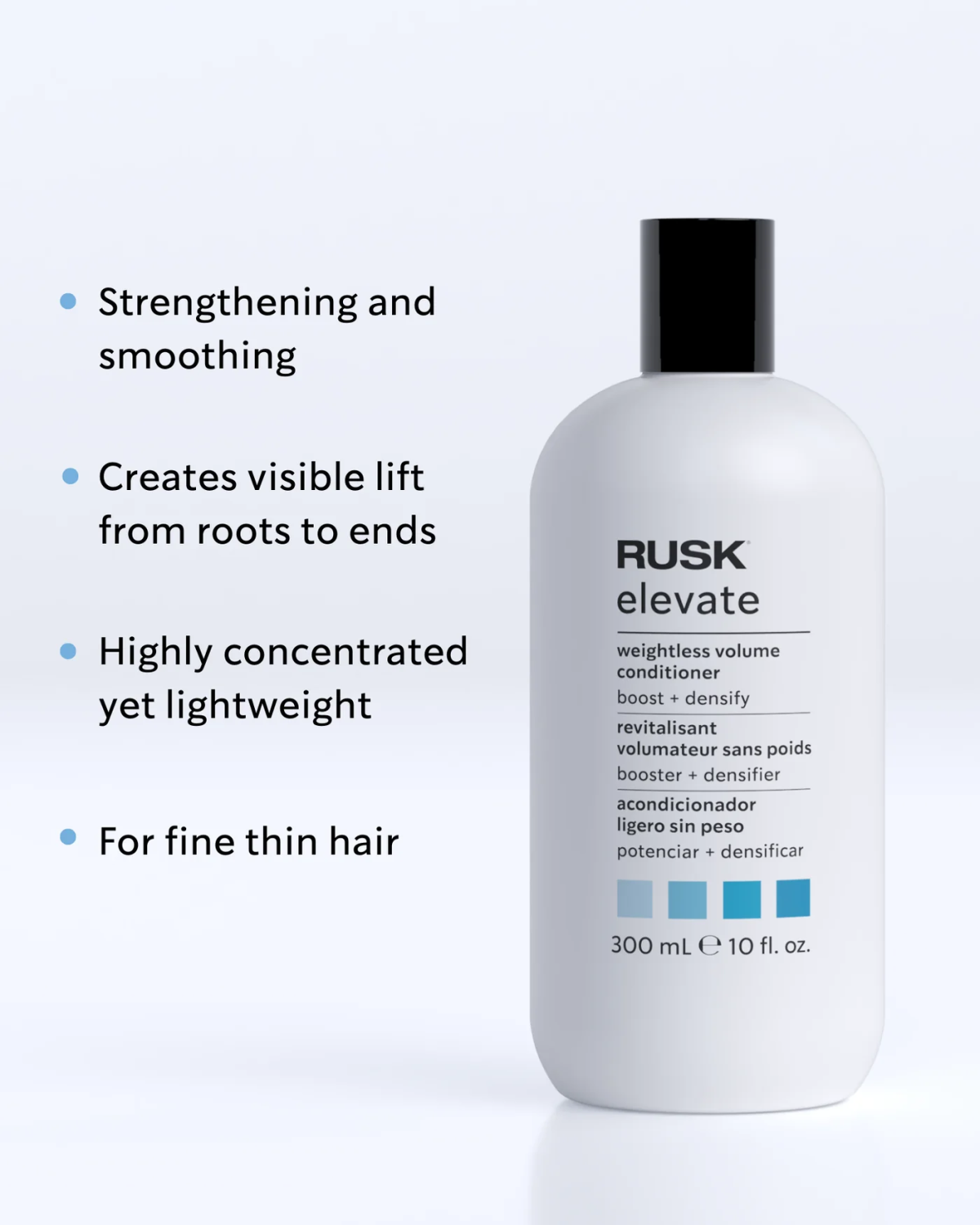 Rusk Elevate Weightless Volume Conditioner 10oz - Image 2