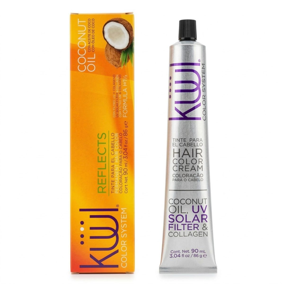 Kuul Color Cream Hair Color Reflects 3.04oz - Image 4