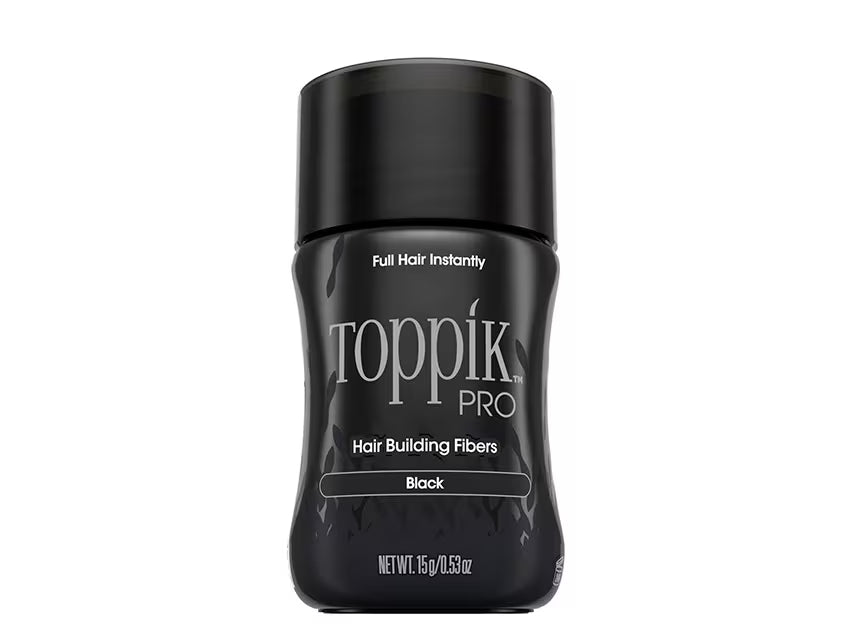 pqtar5wv_202511111701177089 Toppik Pro Hair Building Fibers .53oz/15g - Black - Image 1