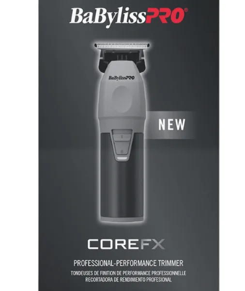BabylissPro COREFX Cord/Cordless Trimmer - Black - Professional Barber & Salon Supplies