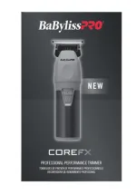 BabylissPro COREFX Cord/Cordless Clipper - Black - MPN BAB53612 - Wholesale Salon Supply