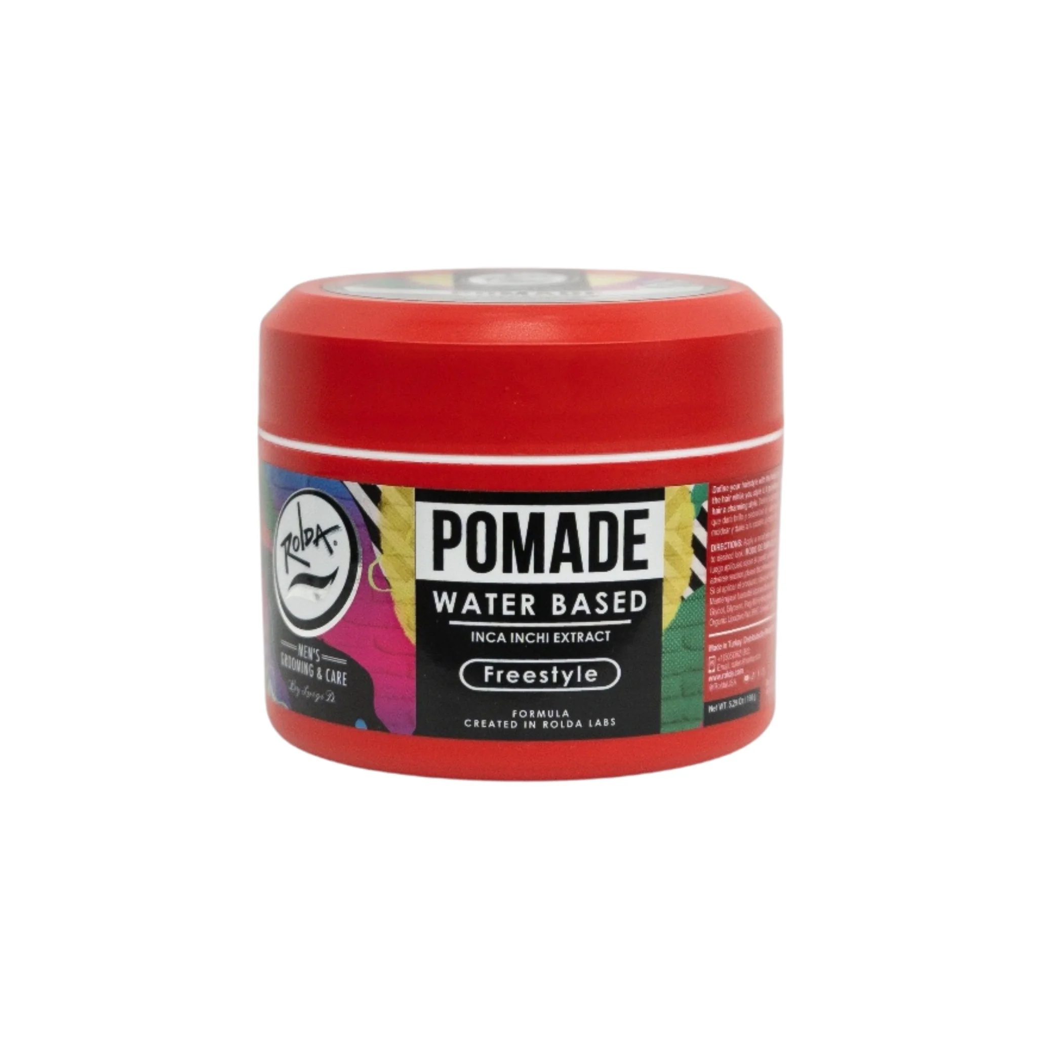 Rolda Freestyle Pomade Medium Shine/Medium Hold 5.29oz/150g - Water Based Rolda Freestyle Pomade Medium Shine/Medium Hold 5.29oz/150g - Water Based - Image 1