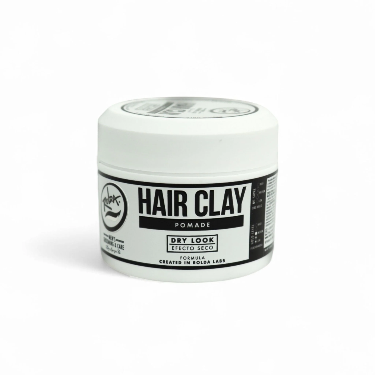 Rolda Hair Clay No Shine/Medium Hold 5.29oz/150g - Image 2