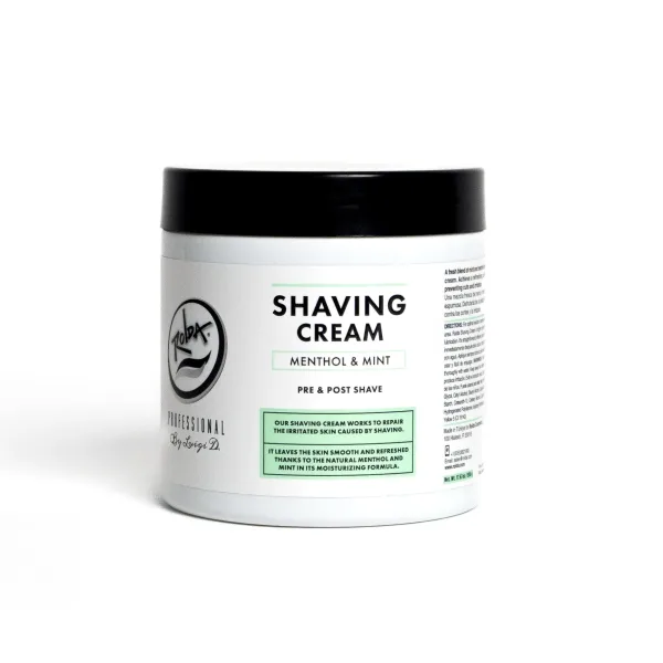 Rolda Shaving Cream Menthol & Mint 17.6oz/500g - Professional Barber & Salon Supplies