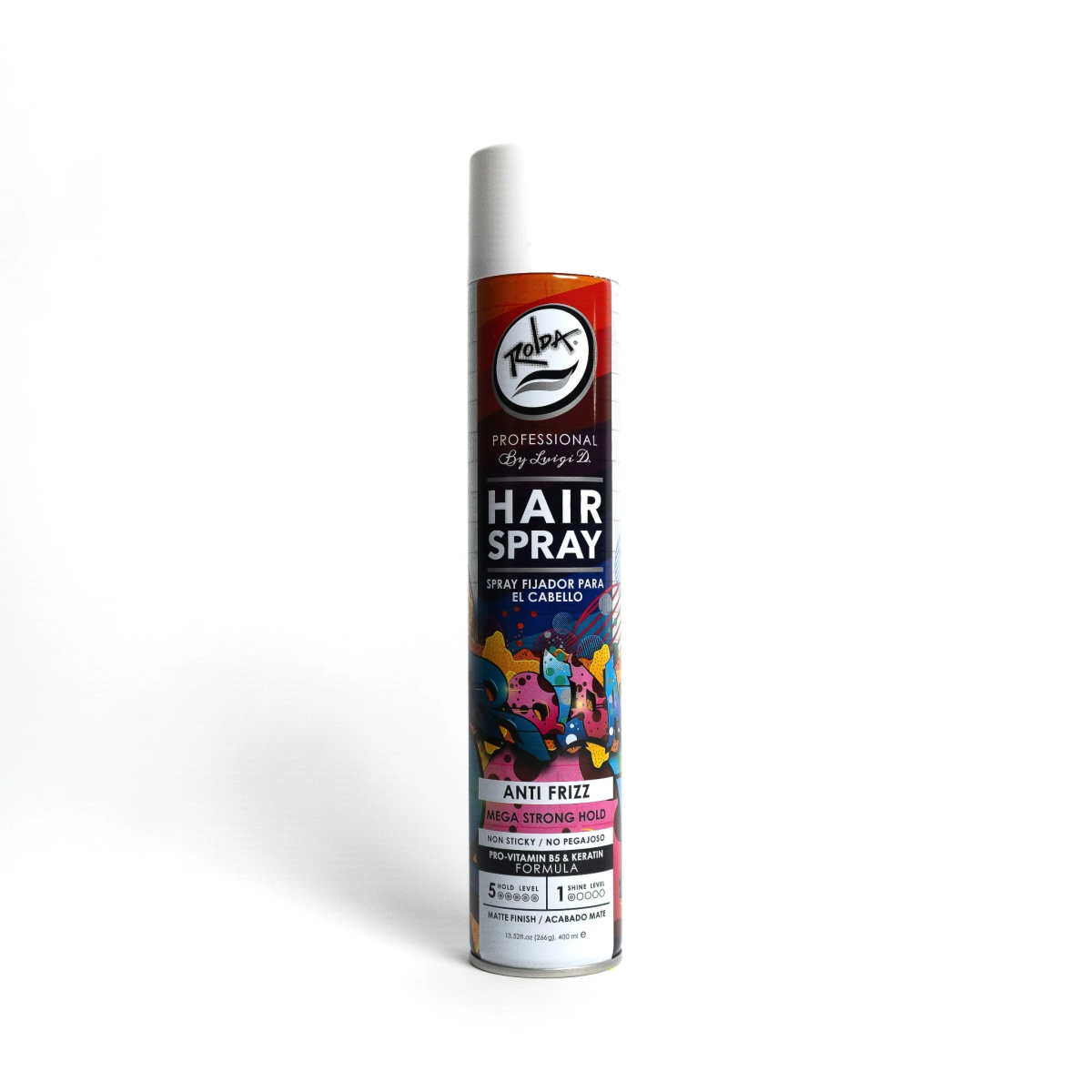 Rolda Hair Spray Mega Strong Hold Anti Frizz 13.52oz/400ml - Image 2