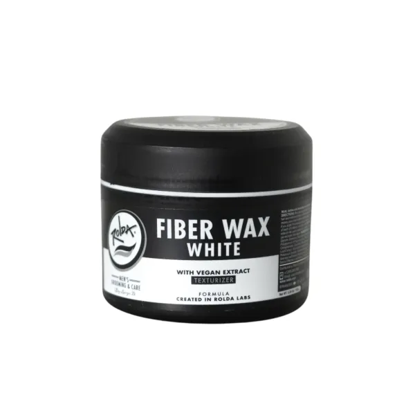 Rolda Fiber Wax White Low Shine/Medium Hold 5.29oz/150g - Professional Barber & Salon Supplies