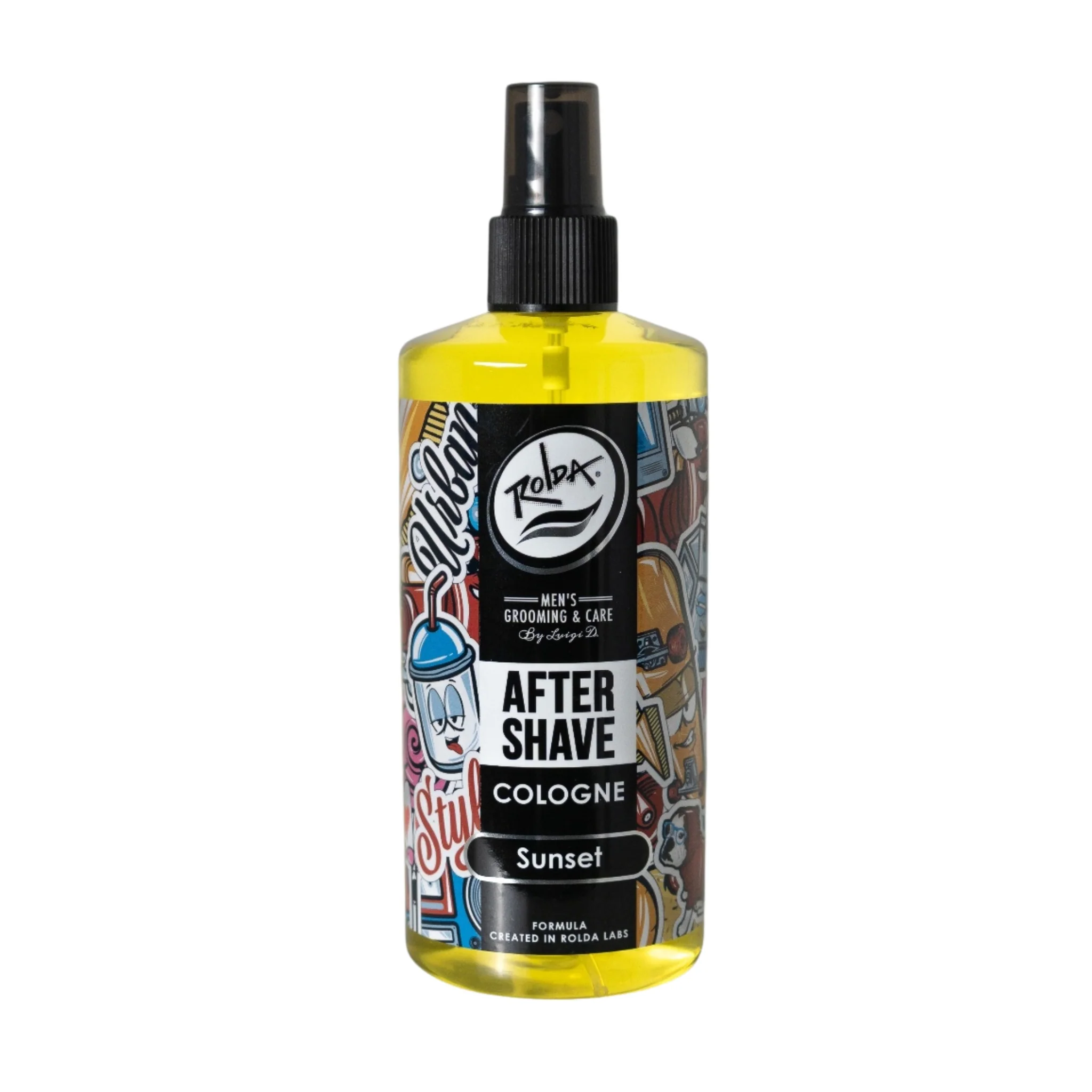 Rolda After Shave Cologne Sunset 14.54oz/430ml - Yellow Rolda After Shave Cologne Sunset 14.54oz/430ml - Yellow - Image 1