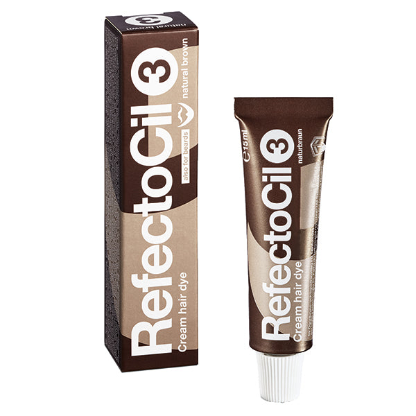 RefectoCil Cream Dye 0.5oz - Natural Brown - Professional Barber & Salon Supplies