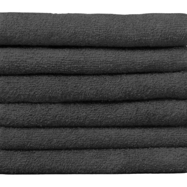 Protex Cut Pro Bleach Guard  Towels 16" X 27" 12pk - Dark Grey - Professional Barber & Salon Supplies