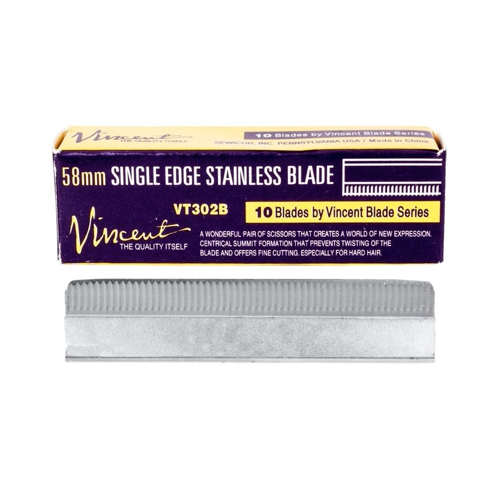 Vincent 58mm Single Edge Razor Blade 10 pk.