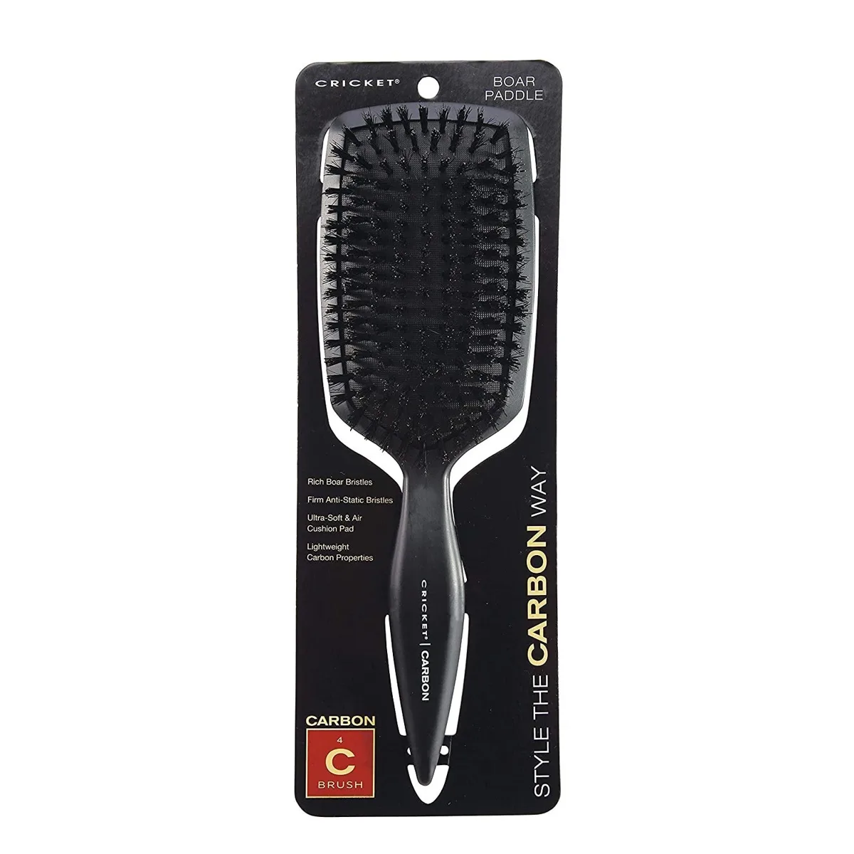 Cricket Carbon Brush Boar Paddle*New* Cricket Carbon Brush Boar Paddle*New*
